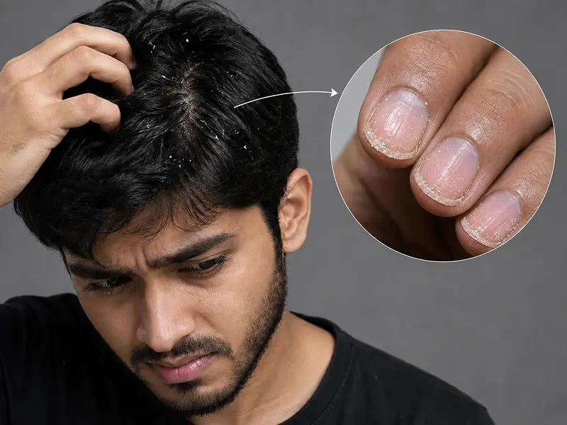 Dandruff due to dryness or oiliness of the scalp 4
