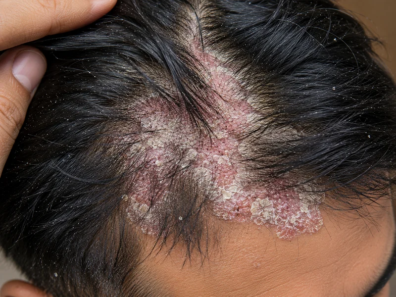 Dandruff due to scalp skin disorders (The Ugly Dandruff)