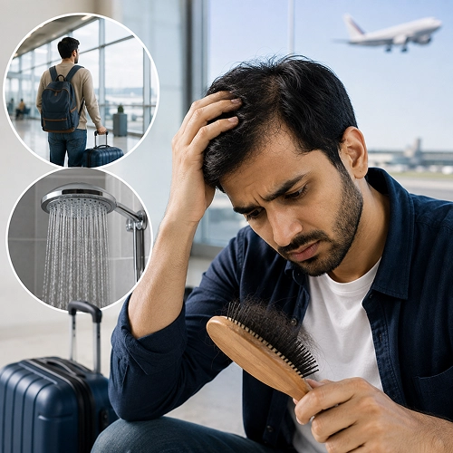 Hair Loss Due to Frequent Traveling, Relocation & Change in Water