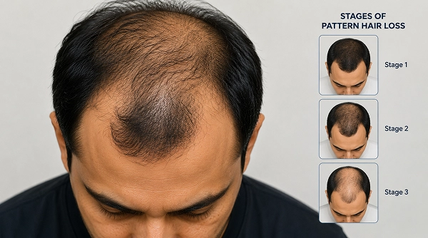 Pattern Hair Loss in Men Hot Climate