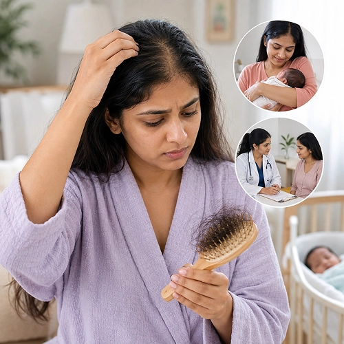 Postpartum Hair loss – Hair Loss after childbirth