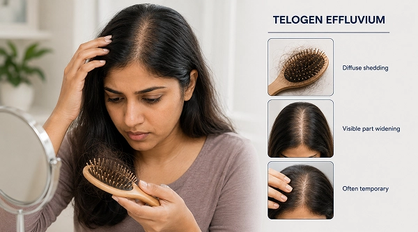 Telogen Effluvium Increase confident